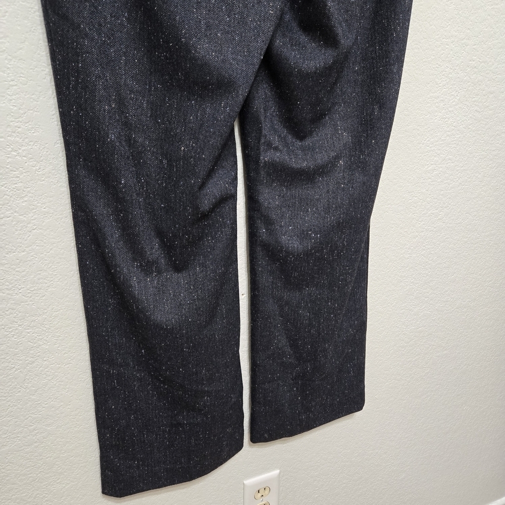 Talbots Windsor Blue Gray Wool  Pants Size 12 - Picture 7 of 11